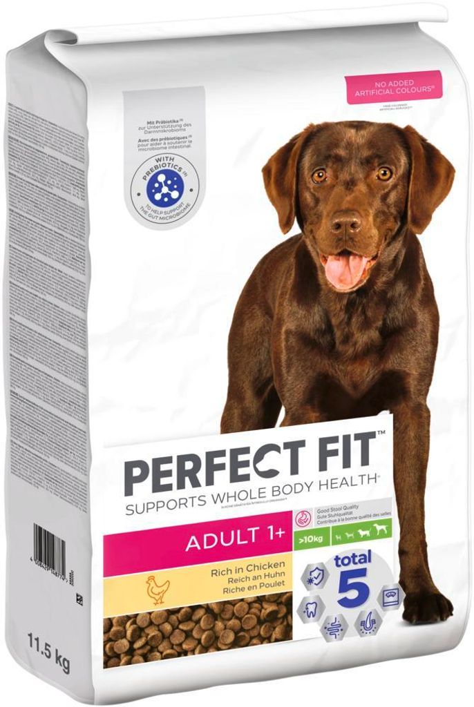 PERFECT FIT Hund Beutel Adult 1+ >10kg mit Huhn 11,5kg