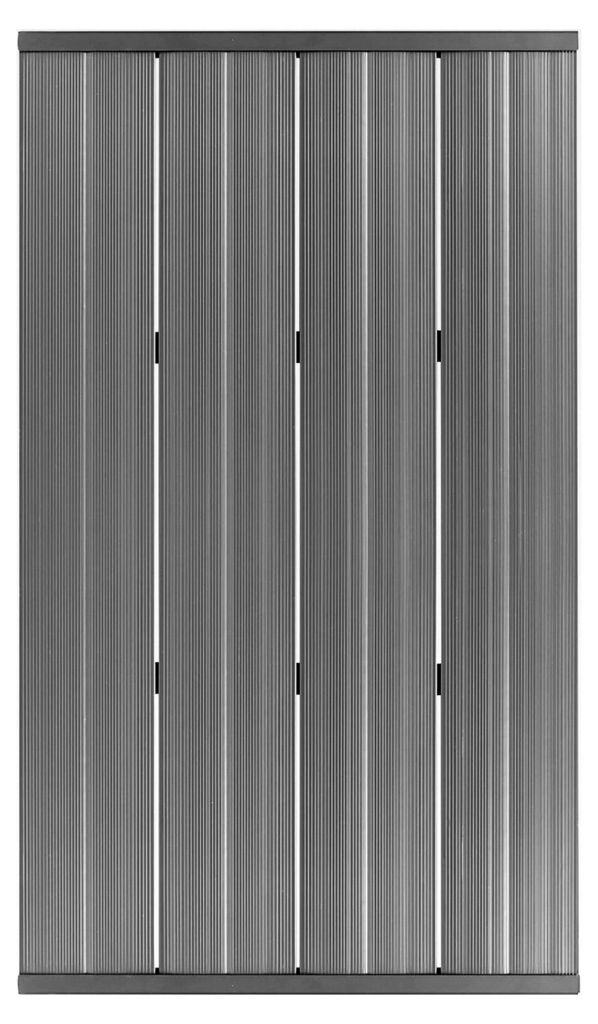 Boden Gartendusche Schwarz Kunststoff Dunkelgrau