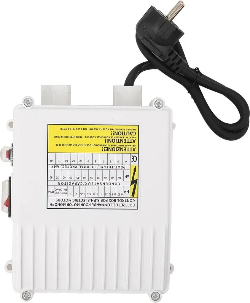 Coffret de commande pour pompe immergée 750W - Protection thermique Pro