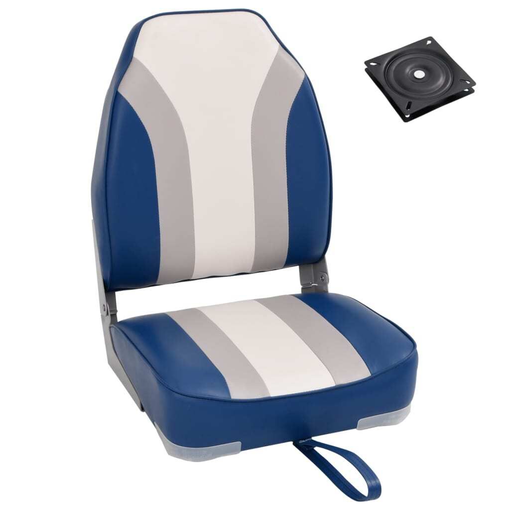 Möbel 2-tlg. Bootssitz-Set Klappbar Hohe Rückenlehne - Sonstiges Angelzubehör 3284299