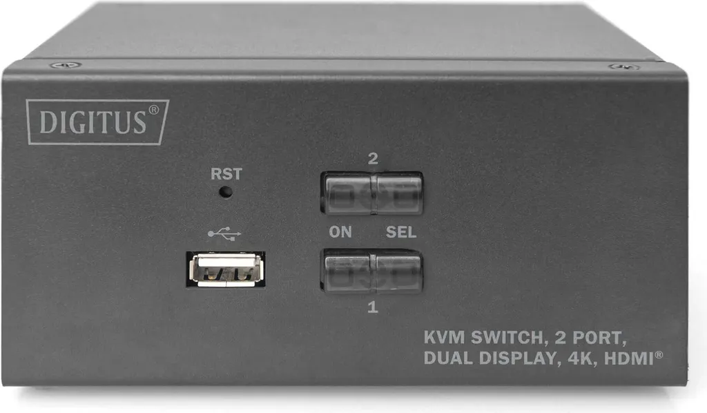Commutateur KVM 4K Ultra HD Dual Display HDMI - Résolution 60Hz Fluide