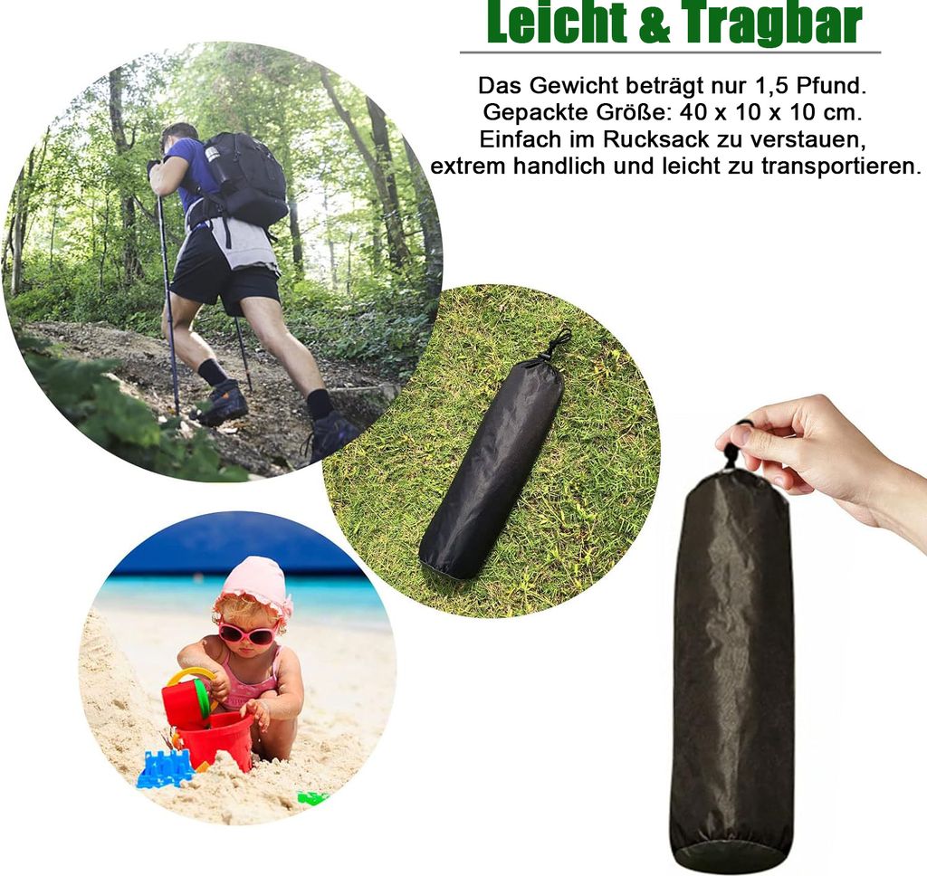 1-Person Zelt, Tragbares Persönliches Wanderzelt, Produktbild 6