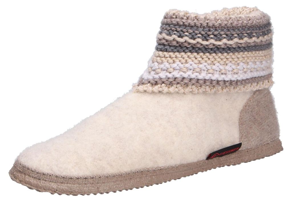 Pantofole da donna Giesswein Kiel, beige, misura 39 Immagine del prodotto 