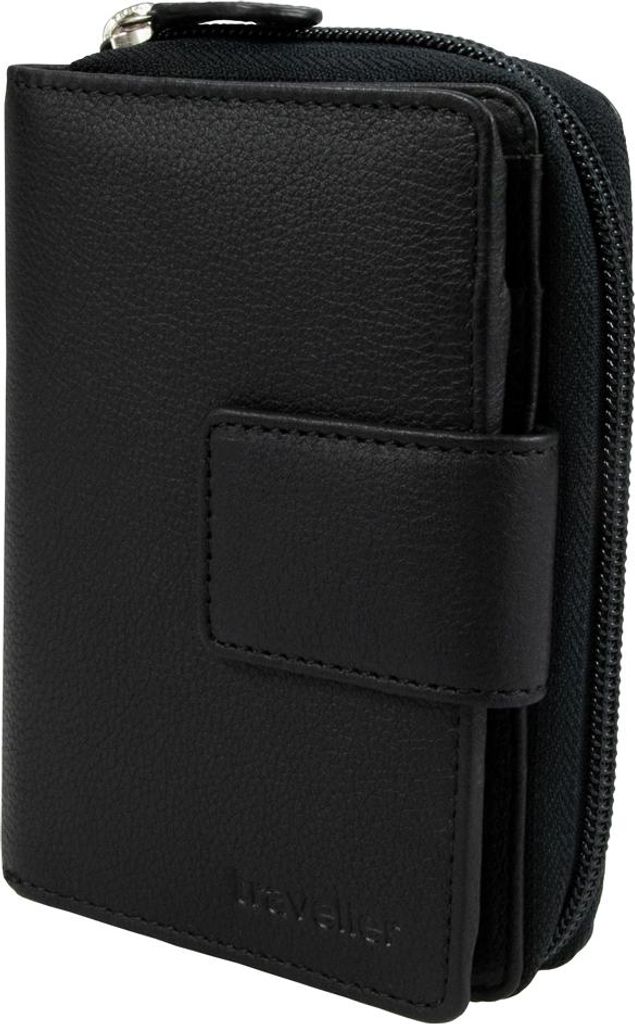 Damenbrieftasche Traveler Pronature Natural Black Produktbild 