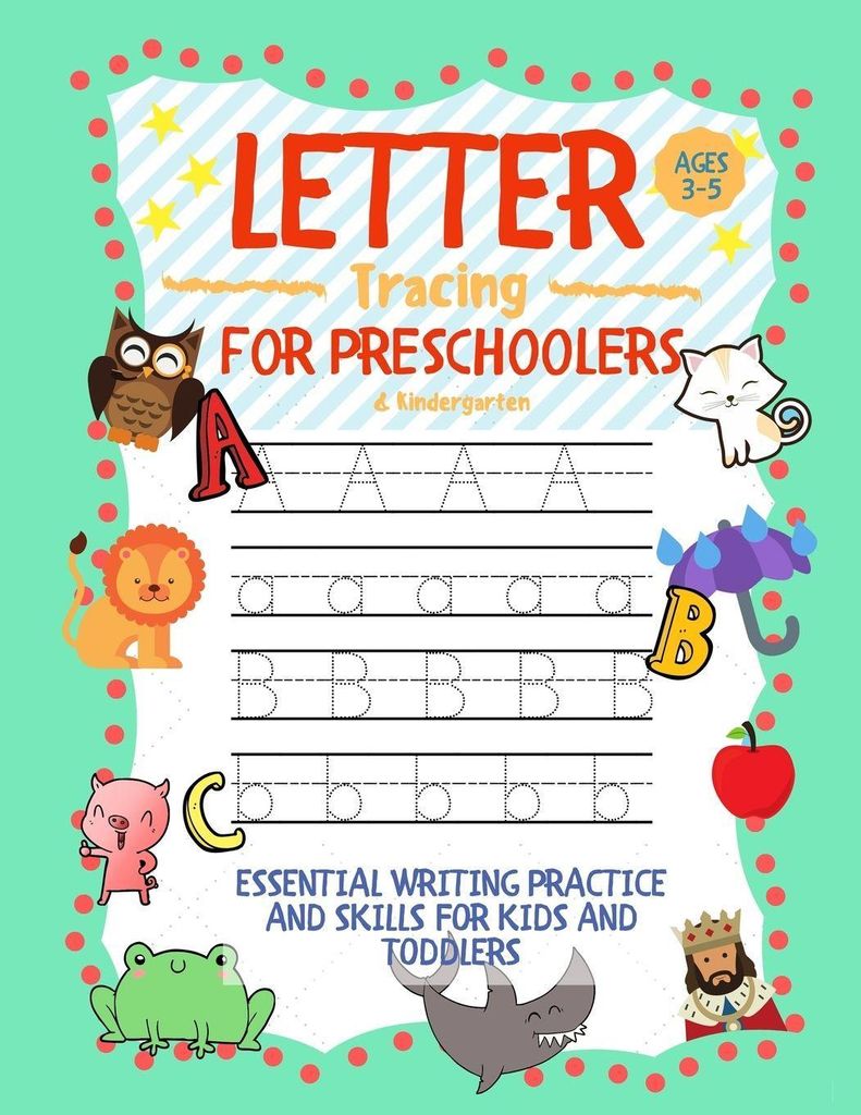 Letter Tracing for Preschoolers Ages 3-5 & Kindergarten Produktbild 