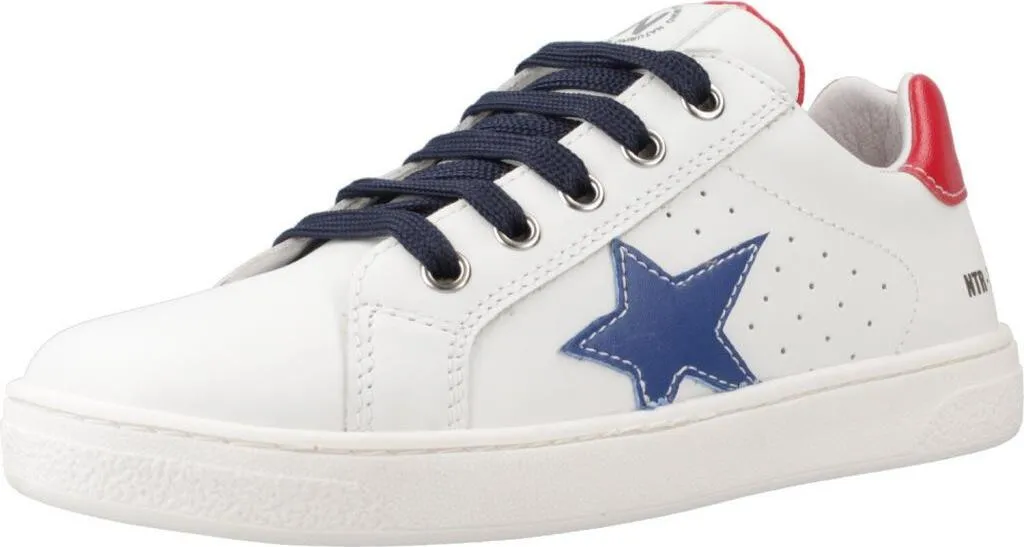 Chaussures Naturino Pinn Zip Blanc à Fermeture Éclair Rapide pour Enfant