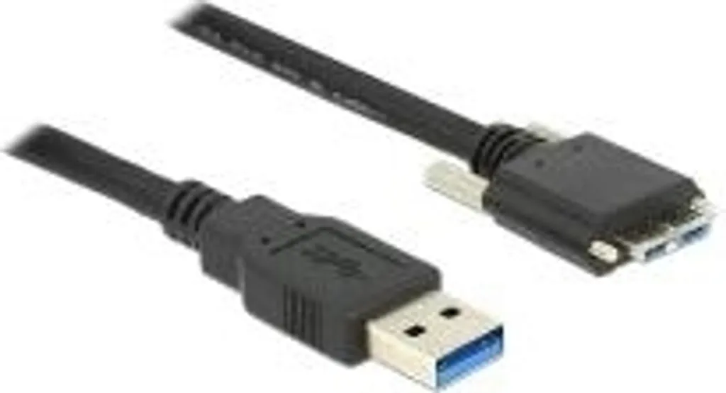Câble USB 3.0 Type-A vers Micro-B Delock 1m avec vis de fixation - 2
