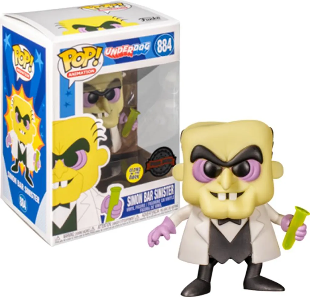 Funko POP Underdog Simon Bar Sinister 884 déco bureau et vitrine