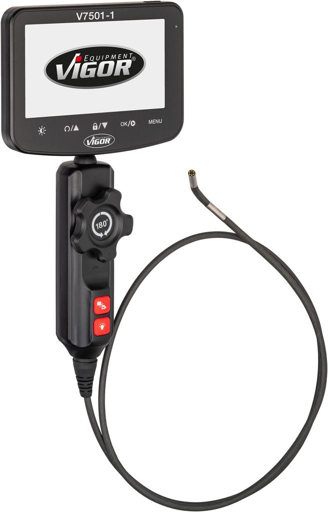 VIGOR Video-Endoskop mit Ø 4,9 mm Sonde V7501/2 4-teilig Anzahl Werkzeuge: 4
