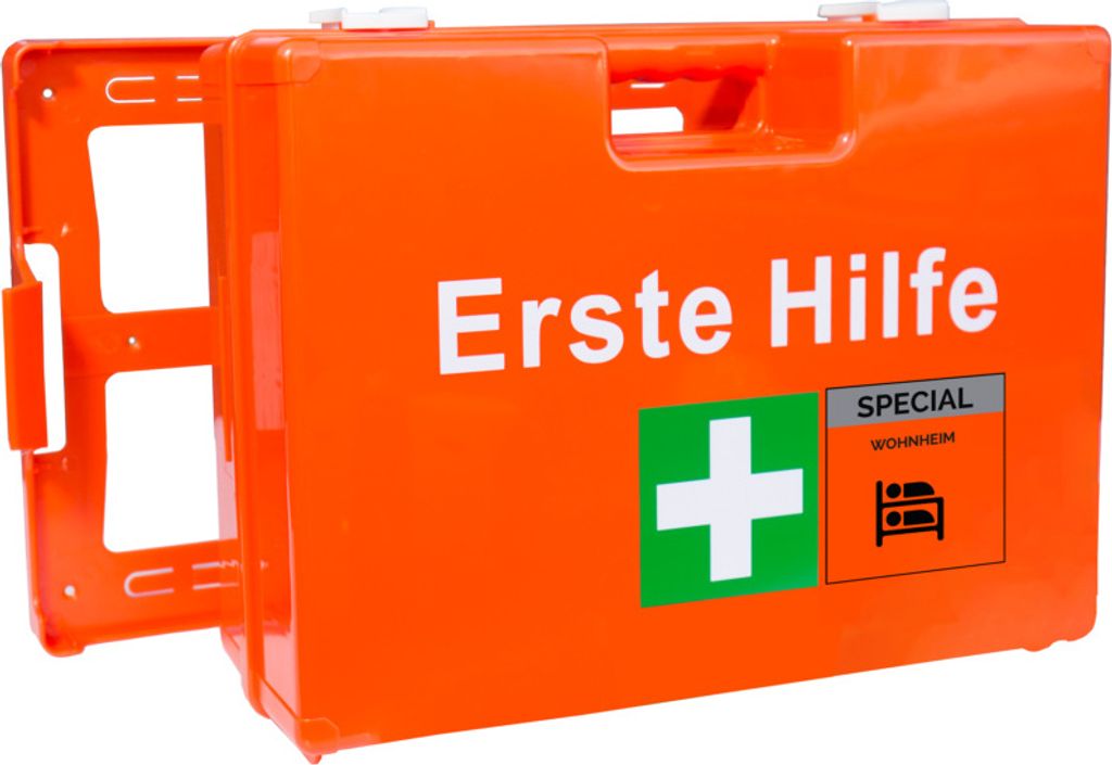 Verbandkasten "SPEZIAL WOHNHEIM" Premium Erste Hilfe Koffer DIN 13157 620143