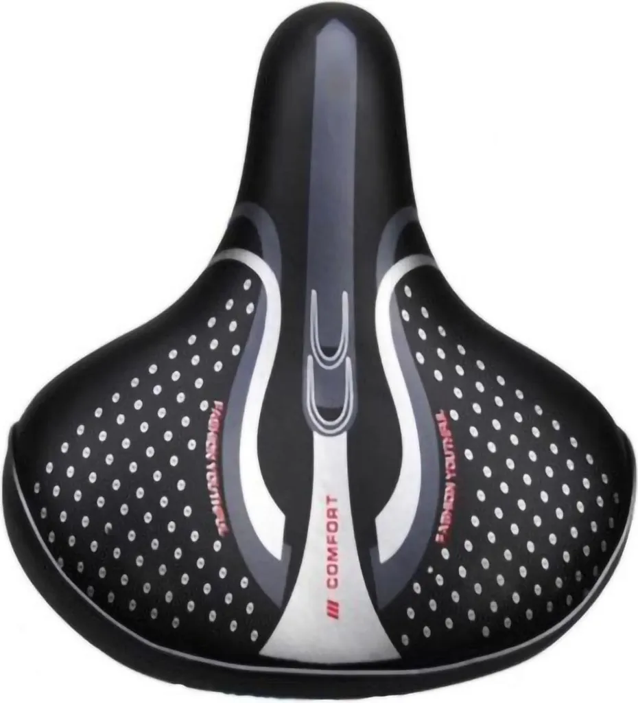 Pad de Selle Vélo Confort - Cuir Élastique E-Bike Livraison/Trajet