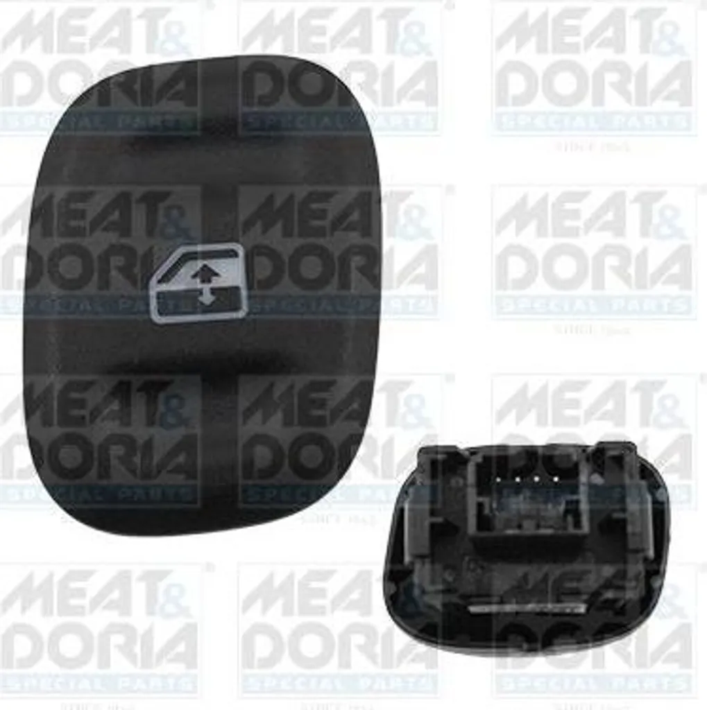 MEAT & DORIA 26255 Interruttore, alzacristalli OE 735536760 compatibile con Panda