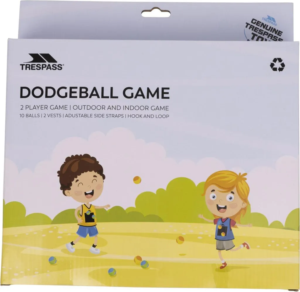 Trespass Quickdodge Jeu de Ballon Chasseur pour Enfants Multicolore