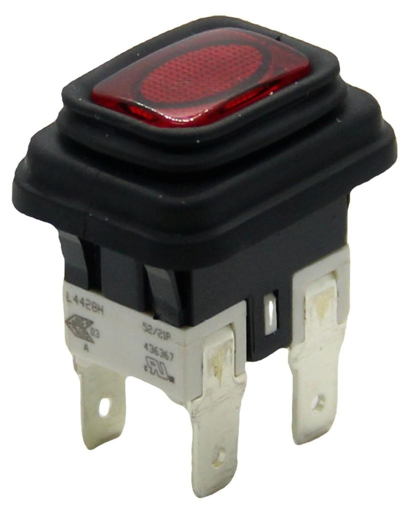 Didiesse roter Lichtschalter L4428H Frog Vapor Produktbild 