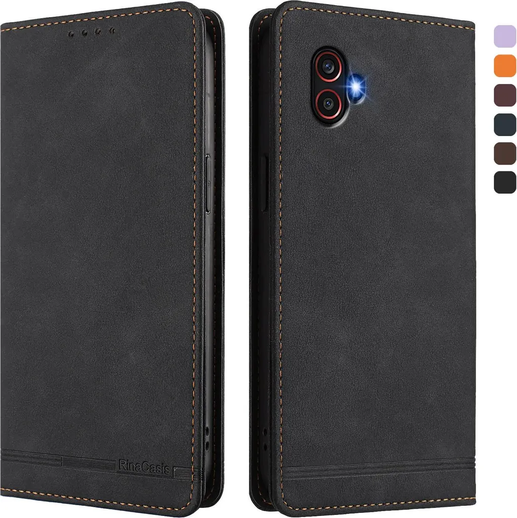 BIIULHCI - Custodia A Libro Con Portafoglio Per IPhone 15, In Similpelle PU Con Chiusura Magnetica. 3 Slot Per Carte E Supporto Per Video.