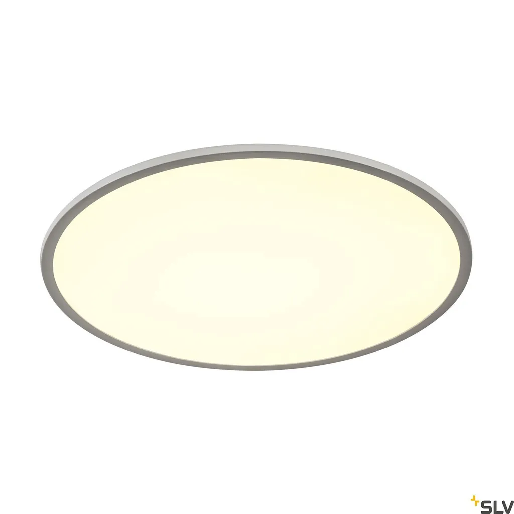 Fini la fatigue visuelle avec le plafonnier LED PANEL 60 rond 4000K gris - 2
