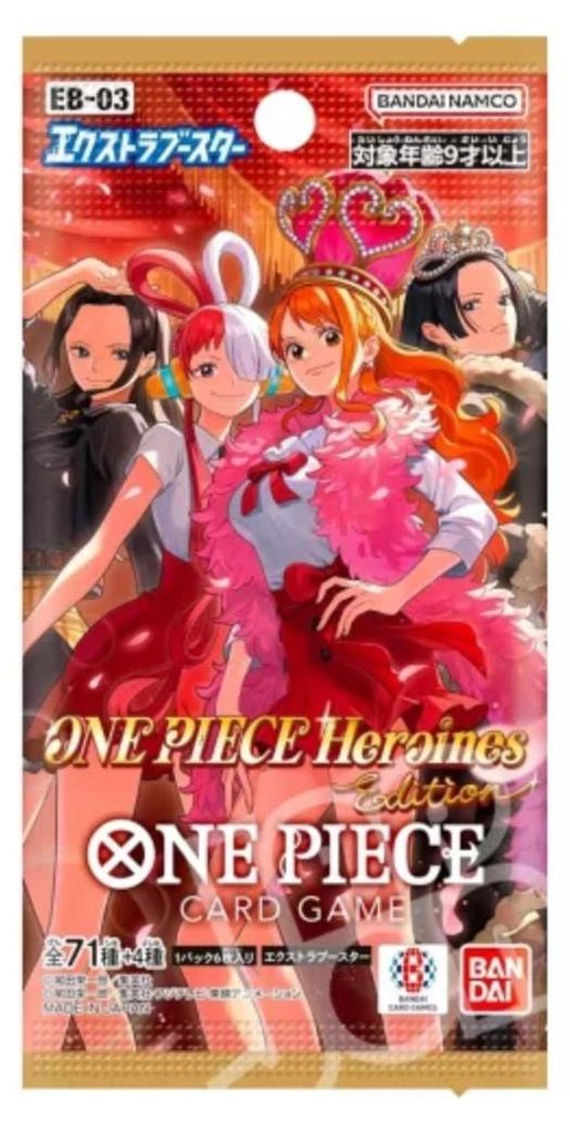 One Piece Card Game EB03 Heroines Edition Booster Englisch Produktbild 