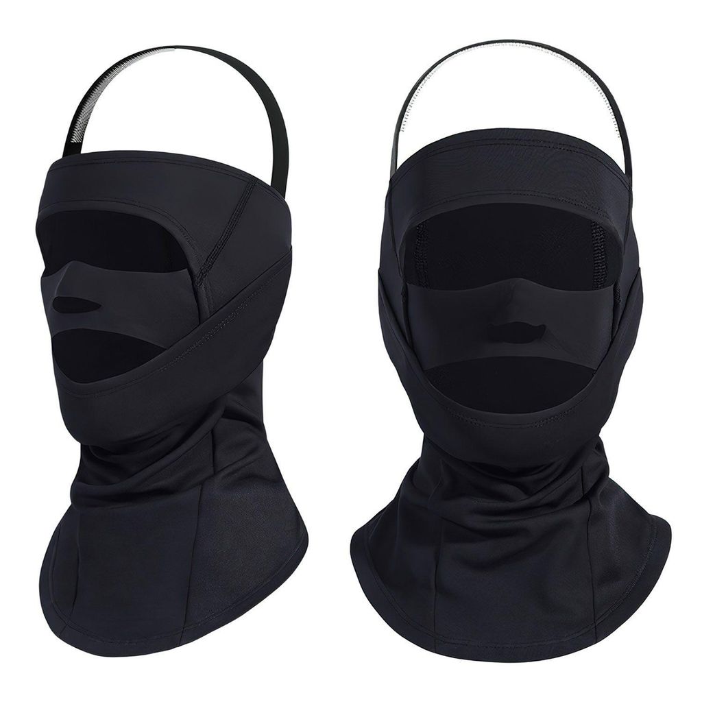 2 Stk Elastisch Sturmhaube Balaclava Winddicht Warm Skimaske für Outdoor Sports