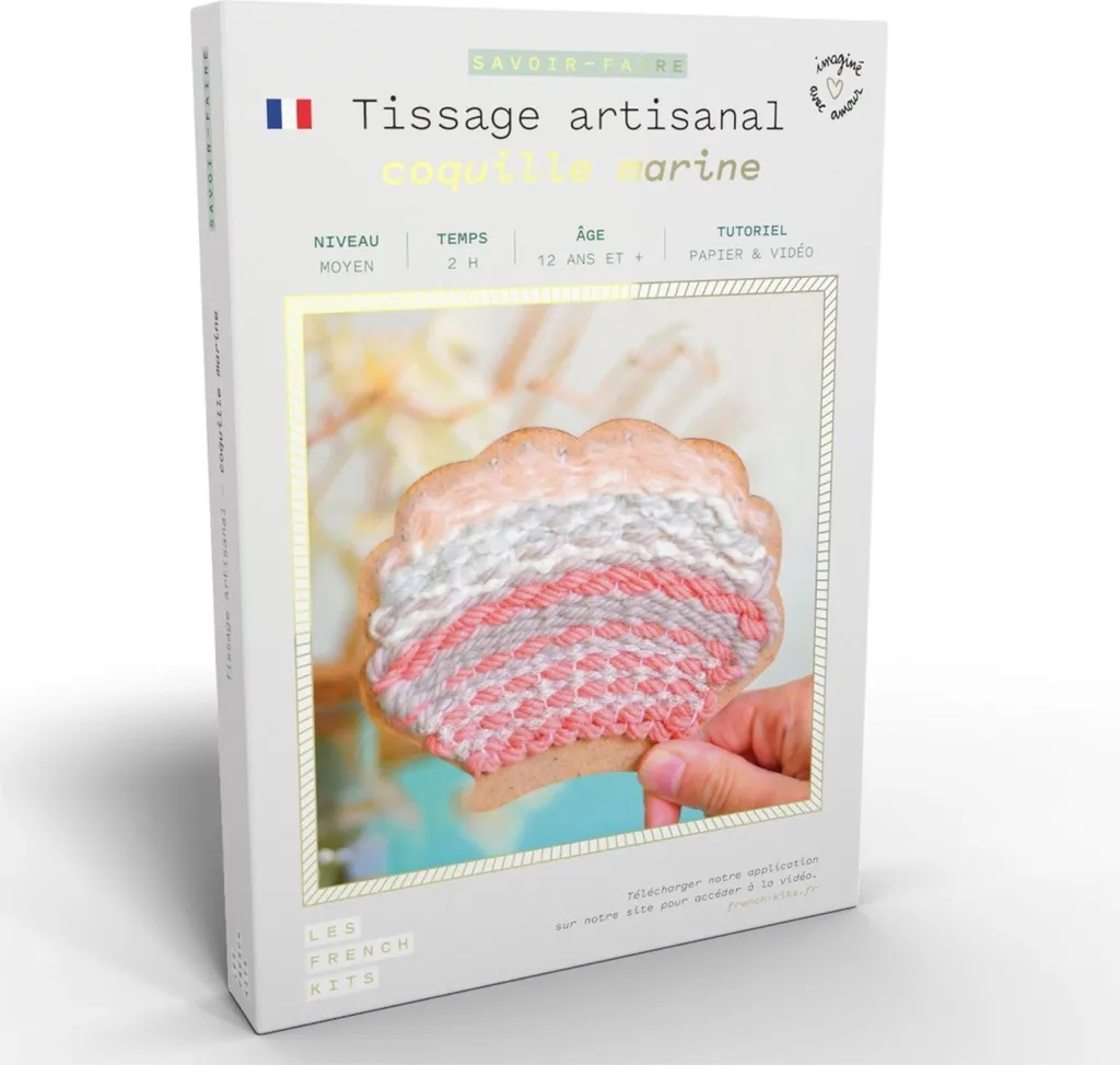 Kit Métier à Tisser Coquillage en Valisette - Loisir Créatif Nature