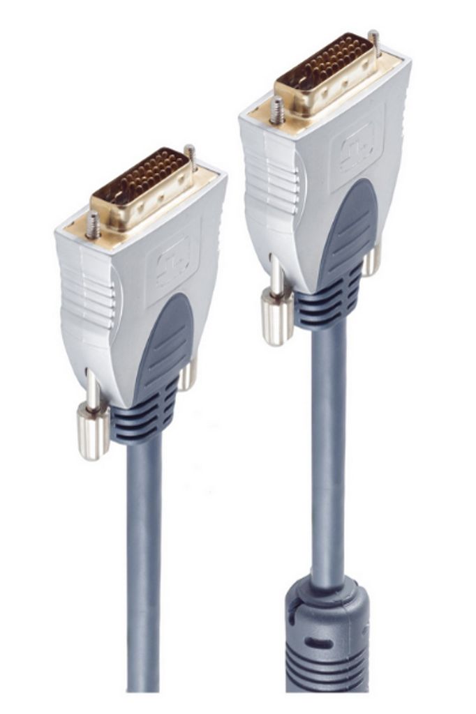 shiverpeaks PROFESSIONAL DVI Kabel DVI-D 24+1 Stecker - DVI-D 24+1 Stecker 5,0 m