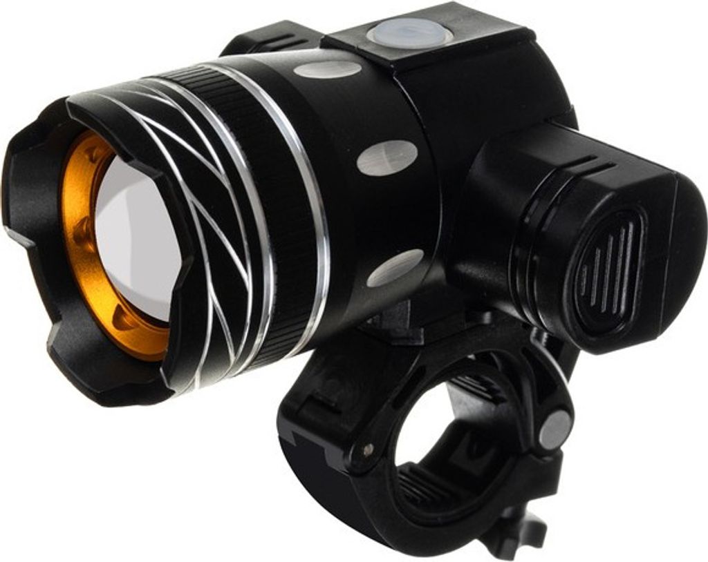 Trizand 18669 Zestaw świateł rowerowych LED, T6, AKU 2 szt Zdjęcie produktu 11