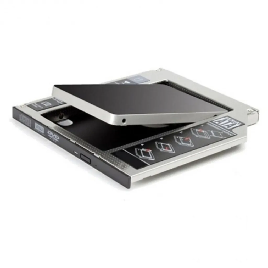 Solution Stockage SSD HDD pour Remplacer Lecteur CD DVD SATA III Interne - 4
