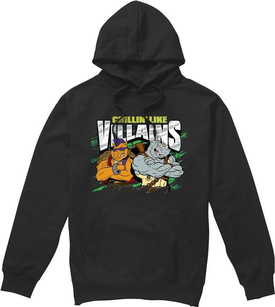 Teenage Mutant Ninja Turtles - "Chillin Like Villains" Kapuzenpullover für Herren TV8769 (L) (Schwarz)