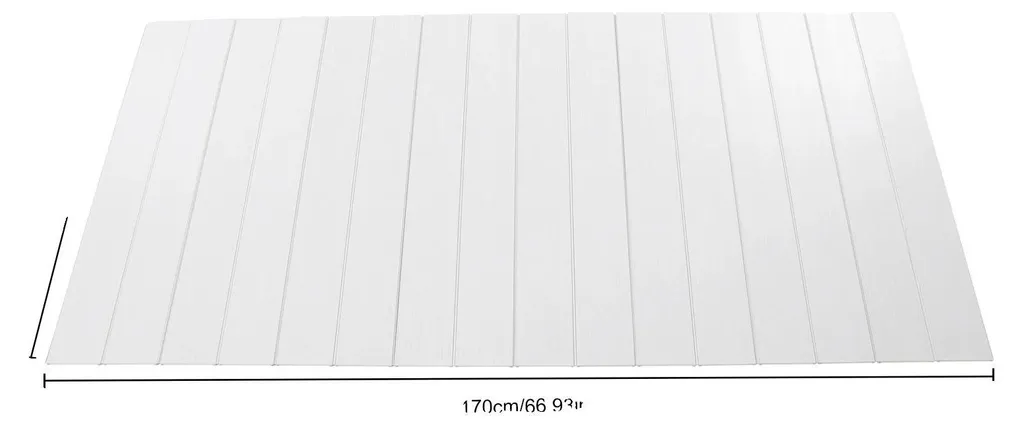 Couverture de baignoire pour maintien de chaleur, coloris blanc étanche