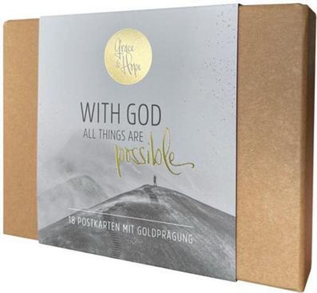 With God all things are possible - Postkartenset