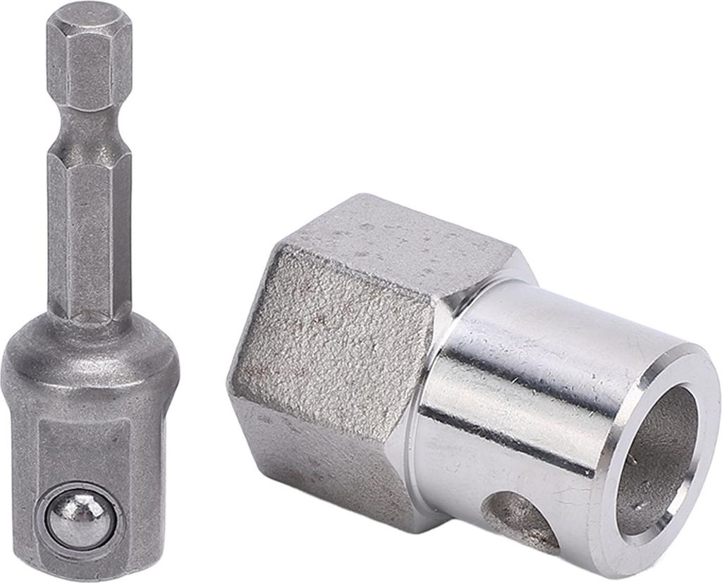 Anhänger-Wagenheber-Bohrschrauber-Adapter, Metall, Edelstahl, kabelloses Kit mit 1/2-Zoll-Stecknuss für Top-Wind-Kurbelgriff