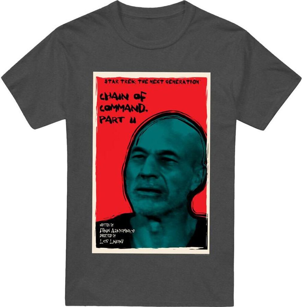 Star Trek - "The Next Generation Season 6 Episode 11" T-Shirt für Herren/Damen Uni TV17914 (XL) (Holzkohle)