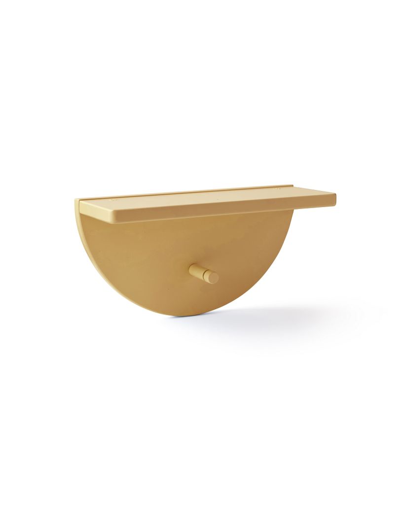 Kids Concept Regalbrett Star in gelb - 30 x 12 x 16cm