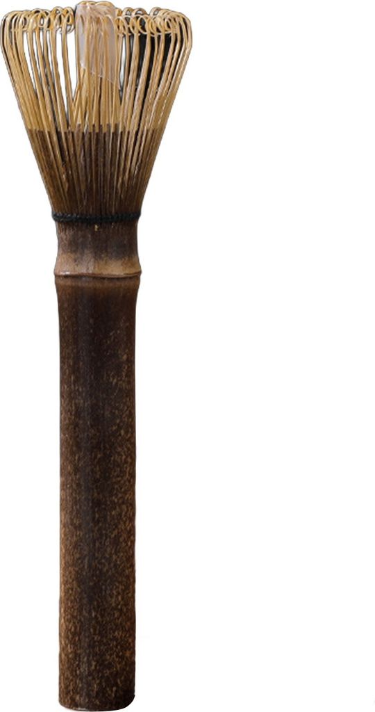 Matcha-Schneebesen aus Bambus, 100 Zinken, handgefertigt, Chasen-Bürste für Matcha-Grüntee, keine Farbe, Politur, Schneebesenhalter, Küchenhelf...