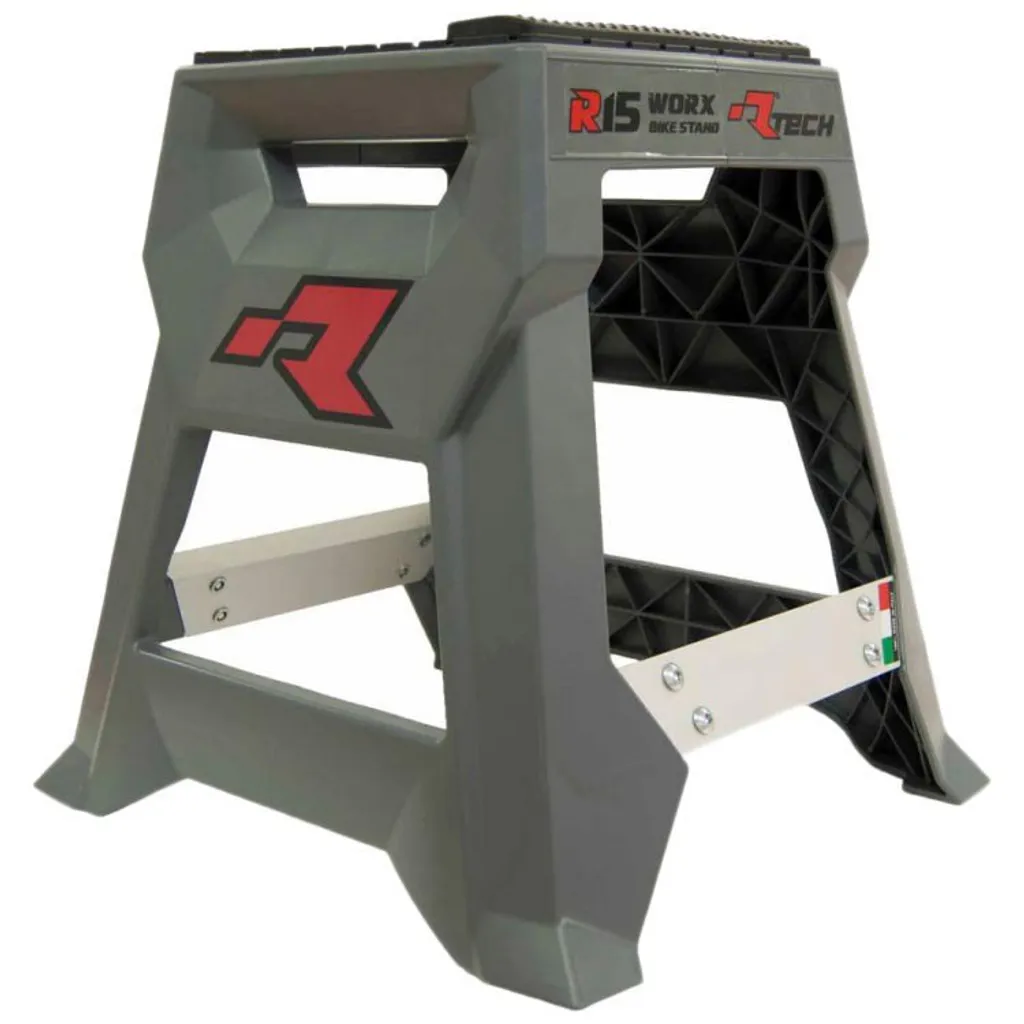 Lève-moto tout-terrain RACETECH TT R15 gris pour béquille d'atelier