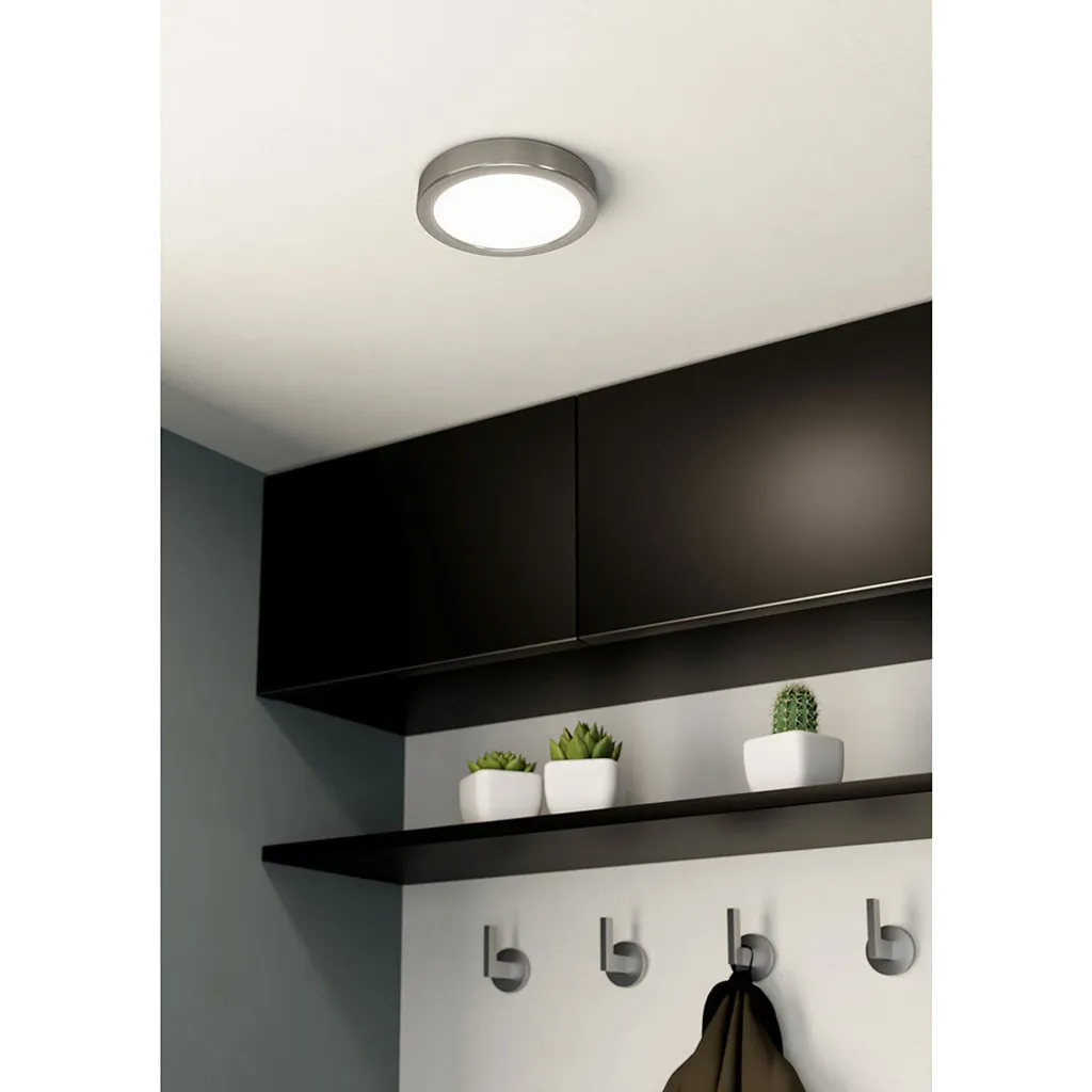 Eglo 900038 Fueva 5 Plafoniera LED 16cm Nichel Opaco 11W 3000K