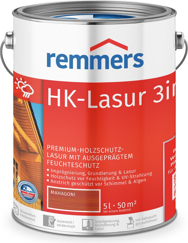 Remmers HK-Lasur mahoń 5 litrów Zdjęcie produktu 