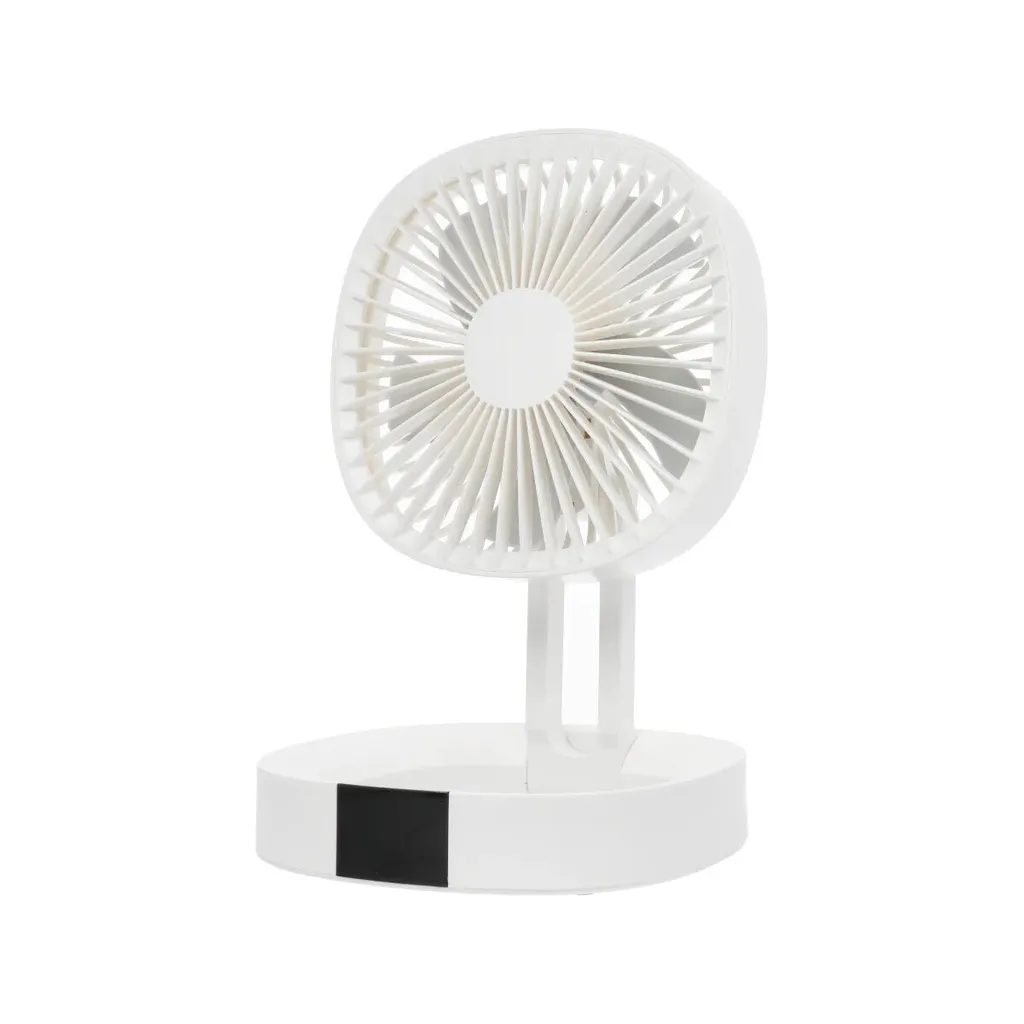 Fini la chaleur avec ce ventilateur pliable blanc - Portable et mural 2-en-1