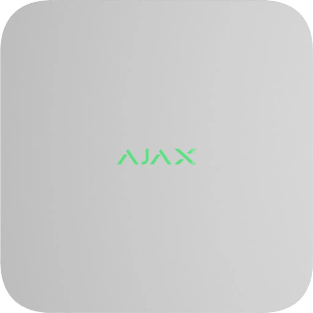 Enregistreur NVR Ajax 8 Canaux 4K 12VDC Blanc - Vidéosurveillance IP