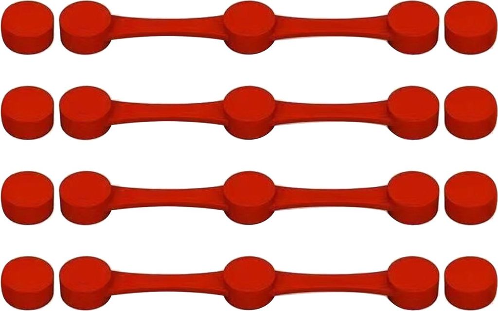 Magnetische Silikonschnalle für die Heißluftfritteuse, Schnellverschluss, hitzebeständiger Silikon-Clip, Verriegelung für Pergamentpapier, Papi...