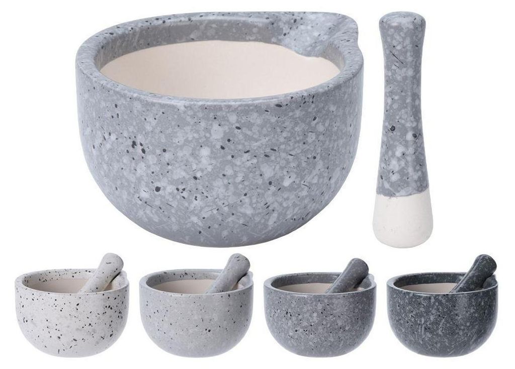 Excellent Houseware Mörser Gewürzmörser aus Keramik 10,5 cm Produktbild 