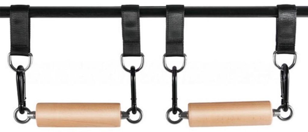INF Buchenholz Grip Trainer mit Edelstahl 24cm für Finger und Unterarm