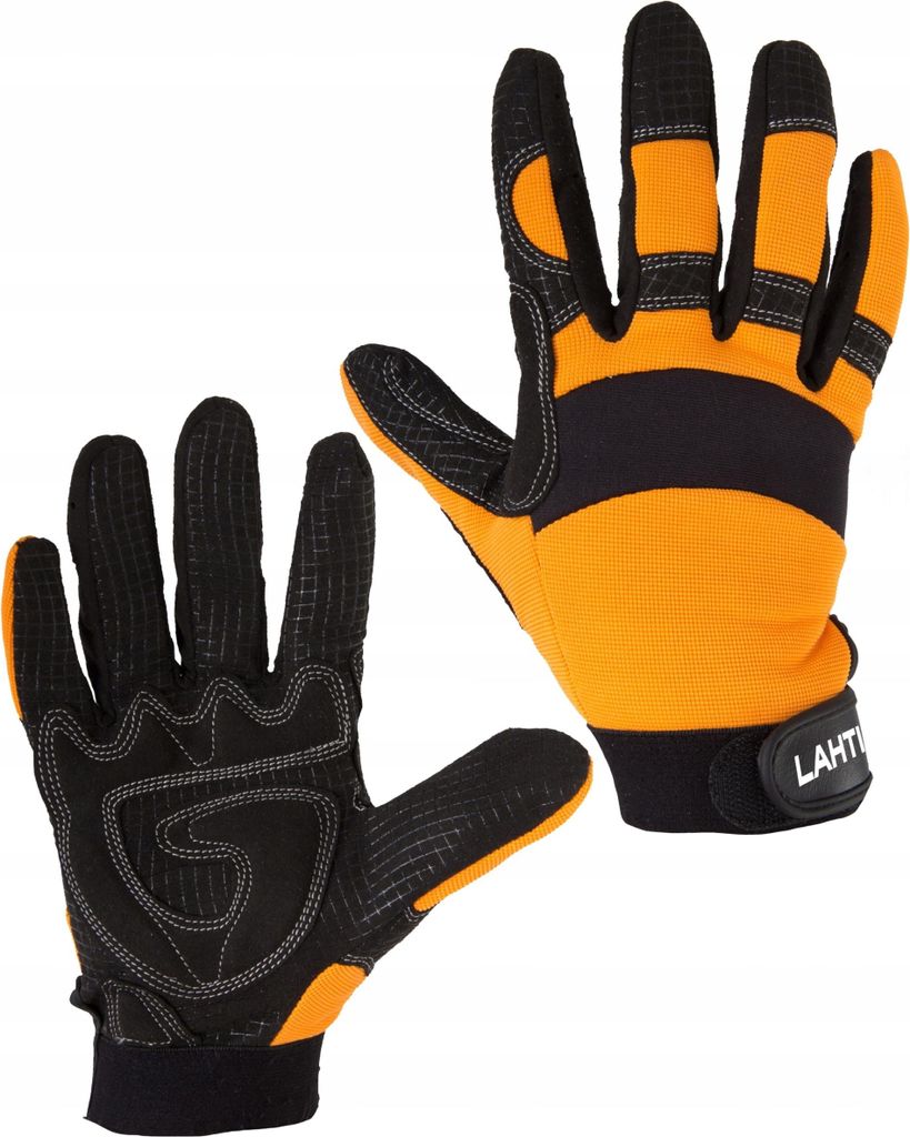 ARBEITSHANDSCHUHE SCHWARZ UND ORANGE L280110K 10 XL Lahti PRO
