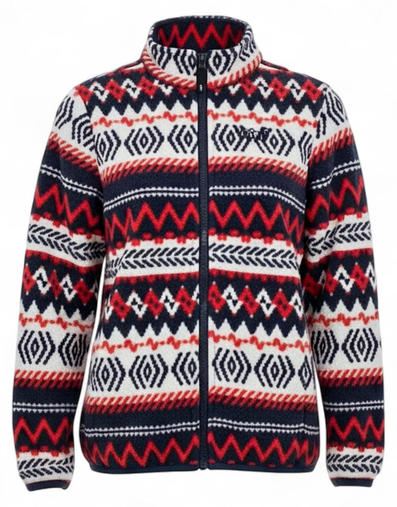 Jack Wolfskin Nordic Jacke Kinder Outdoor Fleecejacke Schwarz 128