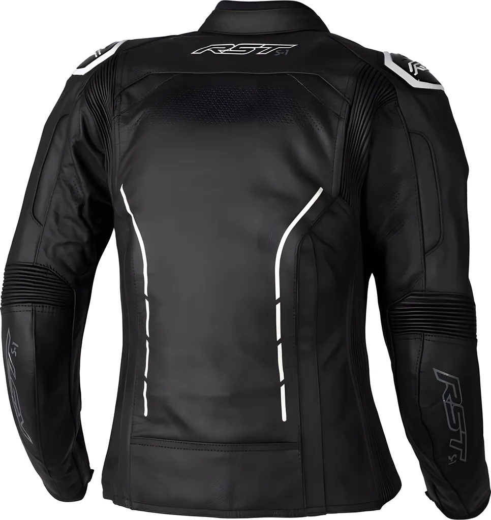 Blouson RST Ladies S1 CE en cuir avec protections intégrées - Noir M