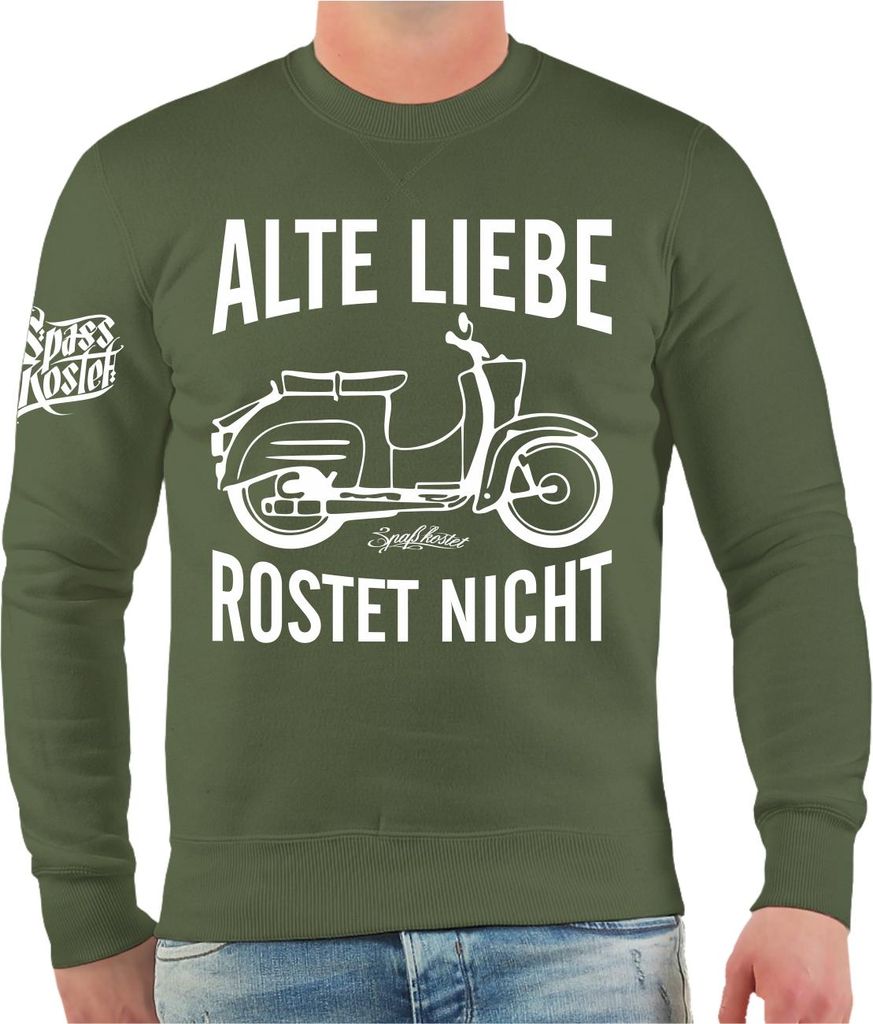 Herren Sweatshirt DDR Alte Liebe rostet nicht