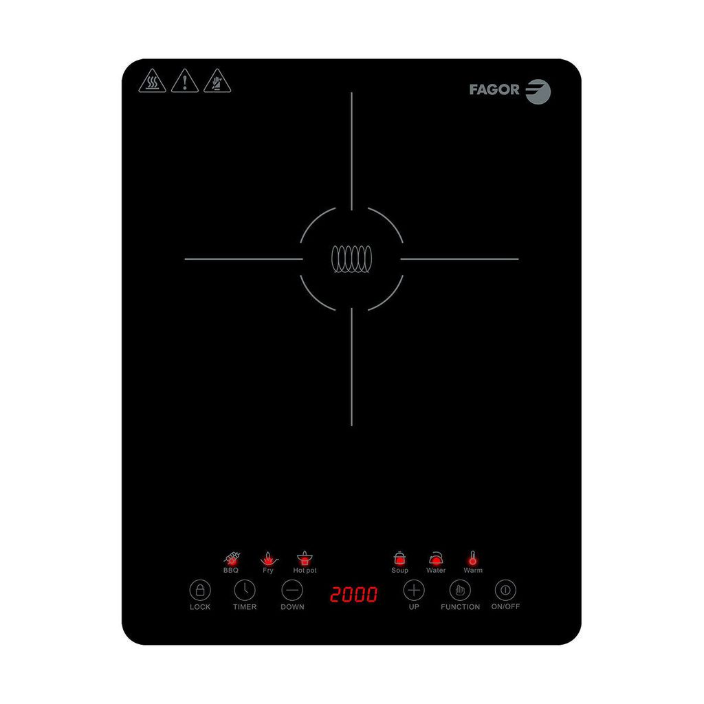 Plaque Induction Lexie 2000w, Portable, Sécurité Enfant - Image du produit 