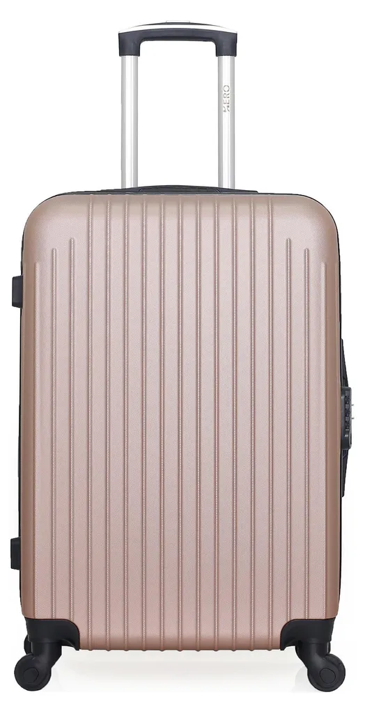 Valise M Carpates Rigide - Valise Moyenne avec Roues Silencieuses et Serrure