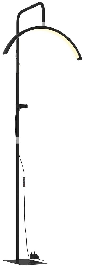 Lampada da Terra LED con Testa a Mezza Luna Immagine del prodotto 