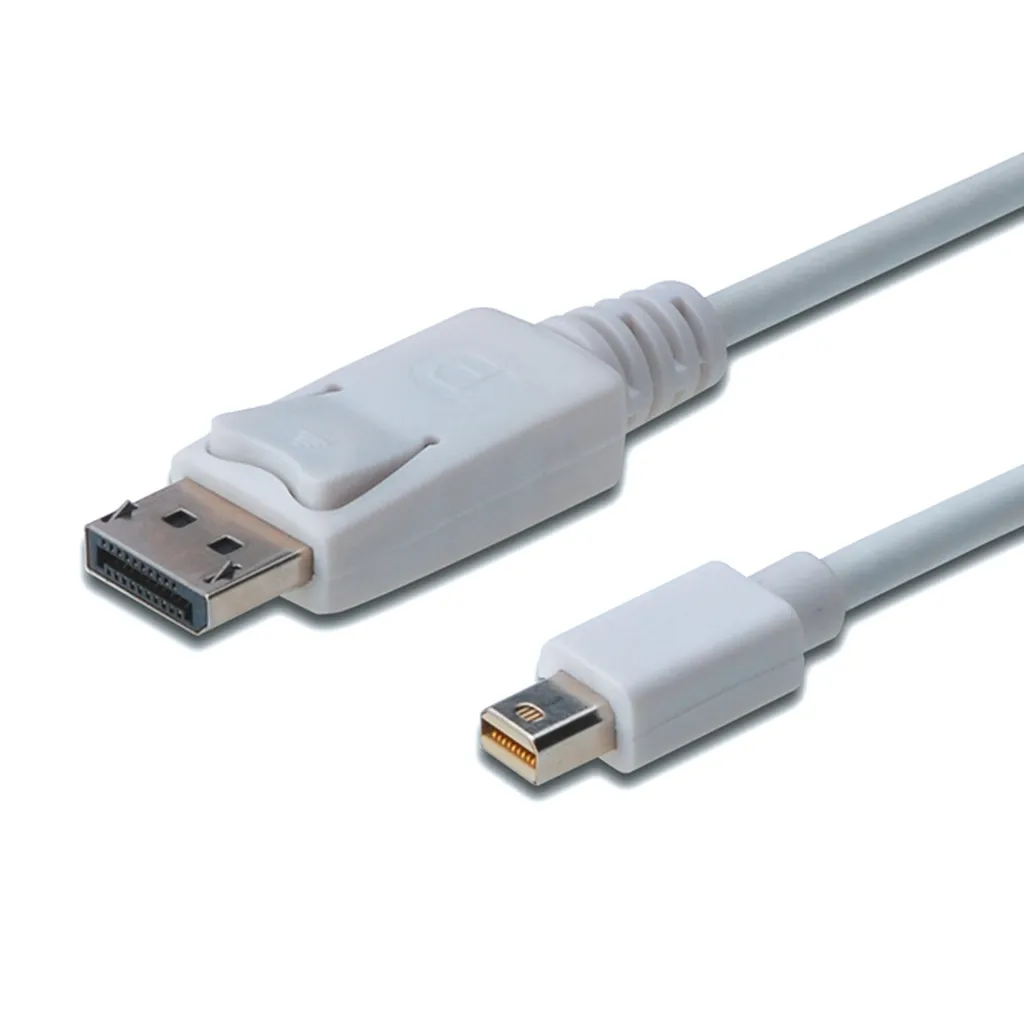 Câble DisplayPort 1.2 4K 1m avec Connecteur Mini DP Blanc Haute Qualité - 3