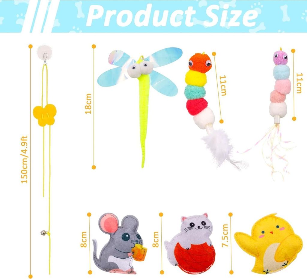 Katzenspielzeug zum Aufhängen an der Tür, für Katzen, Produktbild 5